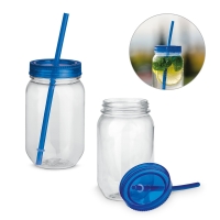 STRAW. Cup with straw 550 ml