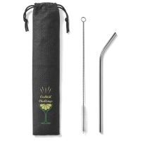 COCKTAIL. Reusable stainless steel straw