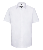 Russell Collection Short Sleeve Herringbone Shirt