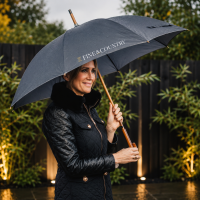 Fine & Country dark grey umbrella