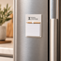 F&C magnetic notepad