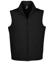 Mens Black Soft shell Gilet