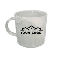 Estate Agent Grey Marble Branded Mug x10