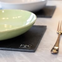 Set of 4 slate place mats
