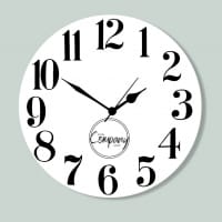 Create your own round clock