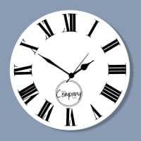 Create your own roman numerical clock