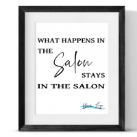 What happens in the salon print