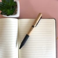 Bamboo black band pen pack of x50