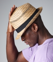 Beechfield Straw Summer Trilby