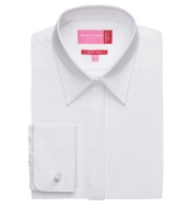 Brook Taverner Ladies Villeta Long Sleeve Herringbone Shirt