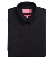 Brook Taverner Ladies Soave Short Sleeve Poplin Shirt