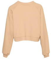 Bella Ladies Raglan Cropped Pullover Sweatshirt