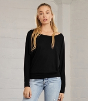 Bella Ladies Flowy Long Sleeve T-Shirt