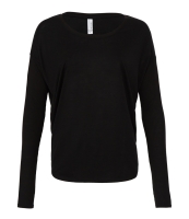 Bella Ladies Flowy 2x1 Long Sleeve T-Shirt
