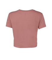 Bella Ladies Flowy Cropped T-Shirt