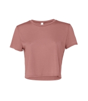 Bella Ladies Flowy Cropped T-Shirt