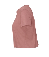 Bella Ladies Flowy Cropped T-Shirt