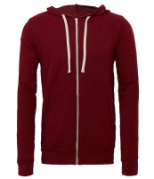 Canvas Unisex Tri-Blend Full Zip Hoodie