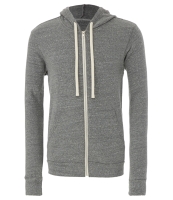 Canvas Unisex Tri-Blend Full Zip Hoodie