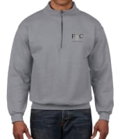 F&C Gildan Vintage Zip Neck Sweatshirt 