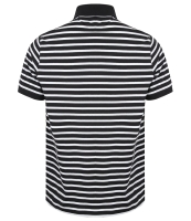 Front Row Striped Jersey Polo Shirt