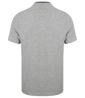 Front Row Stand Collar Stretch Polo Shirt