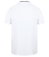 Front Row Stand Collar Stretch Polo Shirt