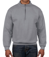 Gildan Heavy Blend™ Vintage Zip Neck Sweatshirt