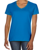 Gildan Ladies Premium Cotton® V Neck T-Shirt