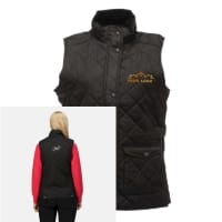 Ladies gilet - The Guild dual branded, Front & Back print