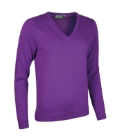 Glenmuir Ladies V Neck Cotton Sweater