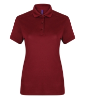 Henbury Ladies Slim Fit Stretch Microfine Piqué Polo Shirt