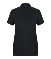 Henbury Ladies Slim Fit Stretch Microfine Piqué Polo Shirt