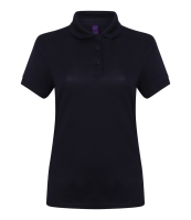 Henbury Ladies Slim Fit Stretch Microfine Piqué Polo Shirt