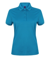 Henbury Ladies Slim Fit Stretch Microfine Piqué Polo Shirt