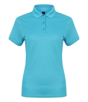 Henbury Ladies Slim Fit Stretch Microfine Piqué Polo Shirt
