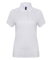 Henbury Ladies Slim Fit Stretch Microfine Piqué Polo Shirt