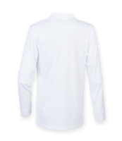 Henbury Unisex Long Sleeve Coolplus® Piqué Polo Shirt