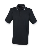 Henbury Coolplus® Tipped Polo Shirt