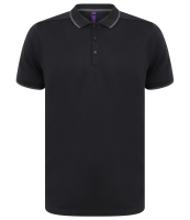 Henbury HiCool® Tipped Polo Shirt