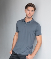 Henbury HiCool® Tipped Polo Shirt