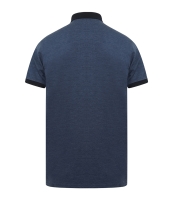 Henbury Contrast Tri-Blend Jersey Polo Shirt