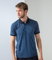 Henbury Contrast Tri-Blend Jersey Polo Shirt