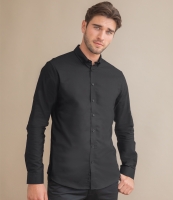 Henbury Modern Long Sleeve Slim Fit Oxford Shirt