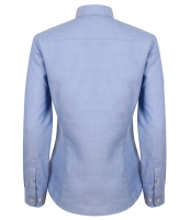 Henbury Ladies Modern Long Sleeve Regular Fit Oxford Shirt