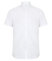 Henbury Modern Short Sleeve Regular Fit Oxford Shirt