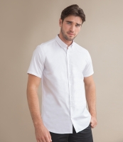 Henbury Modern Short Sleeve Regular Fit Oxford Shirt
