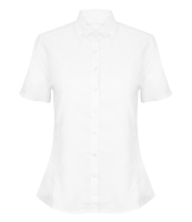 Henbury Ladies Modern Short Sleeve Regular Fit Oxford Shirt