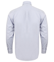 Henbury Long Sleeve Pinpoint Oxford Shirt