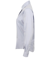 Henbury Ladies Long Sleeve Pinpoint Oxford Shirt
